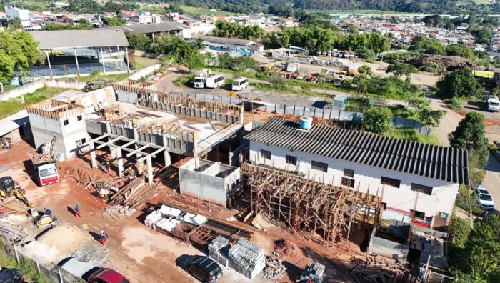 Prefeitura avança com obras no prédio administrativo da Secretaria de Manutenção
