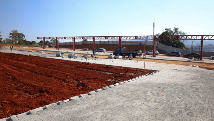 Obras no Terminal de Palmeiras chegam a 70% de conclusão