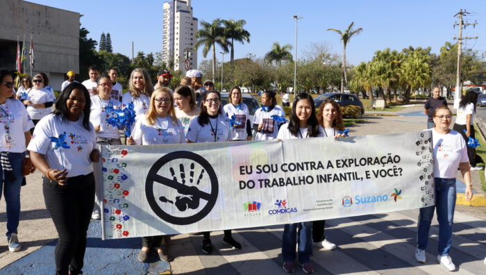 Assistência Social, Comdicas e Associação Reduca promovem passeata contra o trabalho infantil