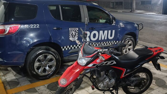 GCM prende homem por conduzir motocicleta adulterada e localiza veículo roubado
