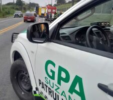GPA presta atendimento à vítima de acidente de trânsito na Índio Tibiriçá