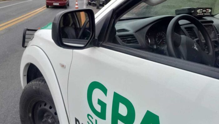 GPA presta atendimento à vítima de acidente de trânsito na Índio Tibiriçá