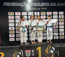 Atleta suzanense de 7 anos é campeã paulista de judô