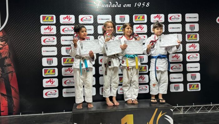Atleta suzanense de 7 anos é campeã paulista de judô