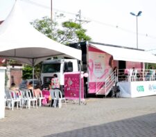 Carreta da mamografia faz atendimento na USF do Jardim Suzanópolis