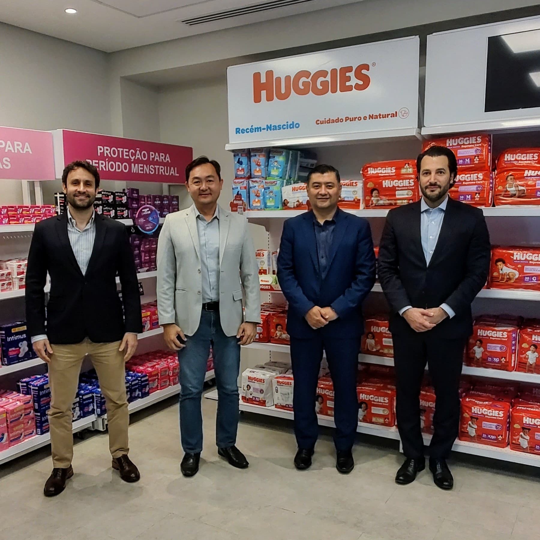 Prefeito é recebido no escritório da Kimberly-Clark em São Paulo