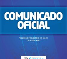 SAMU: TELEFONE TEMPORÁRIO