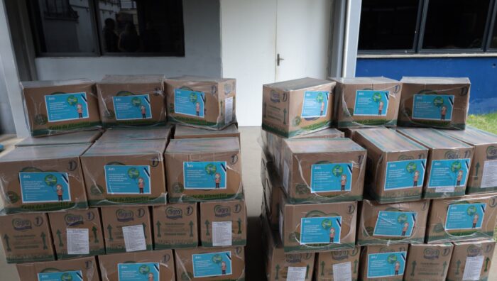 Fundo Social recebe doação de 1,2 toneladas de alimentos