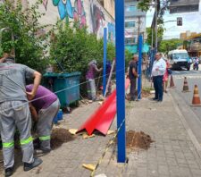 Transporte amplia abrigo da Parada Tiradentes para acomodar o dobro de passageiros