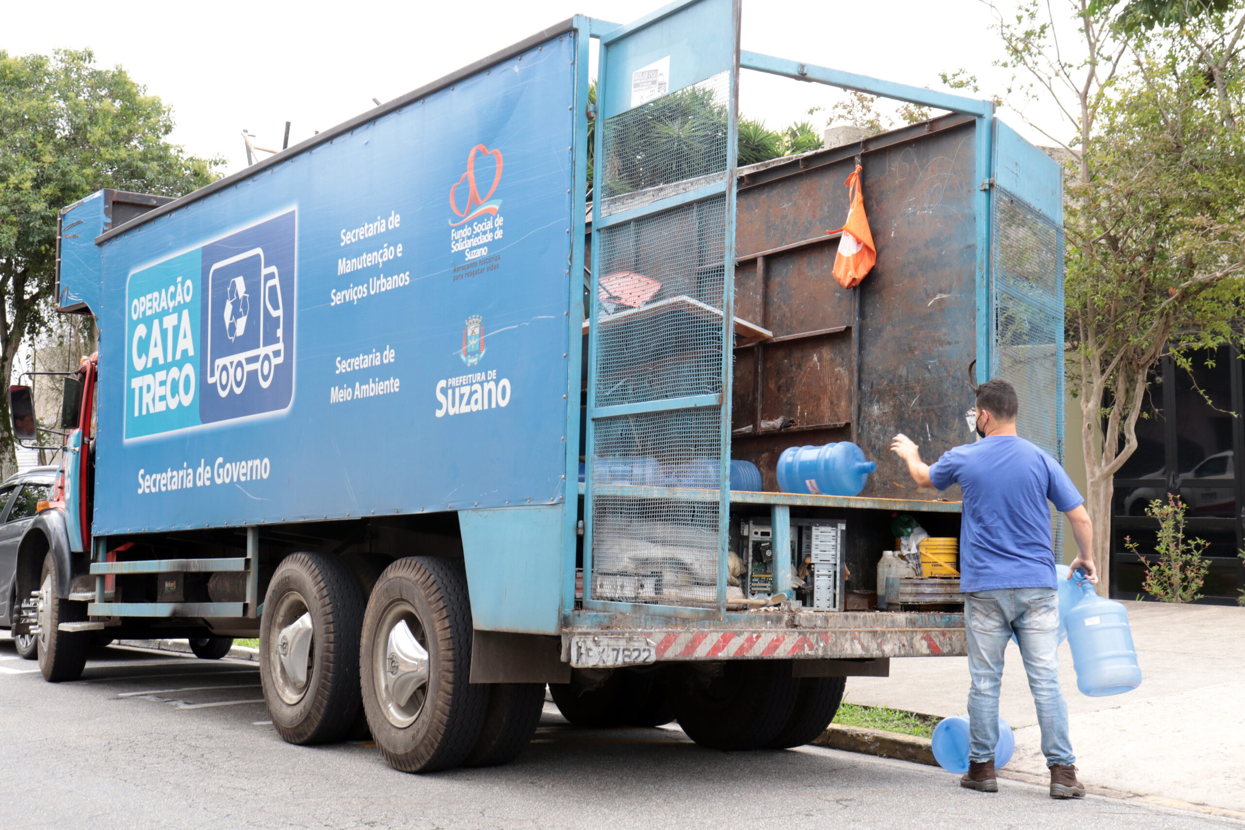‘Cata-Treco’ promove recolhimento de 5,6 mil toneladas de materiais inservíveis em quatro anos