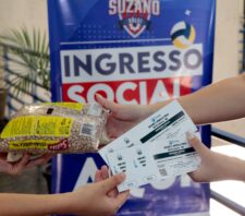 Fundo Social promove troca solidária para primeiro jogo do Suzano Vôlei em 2025