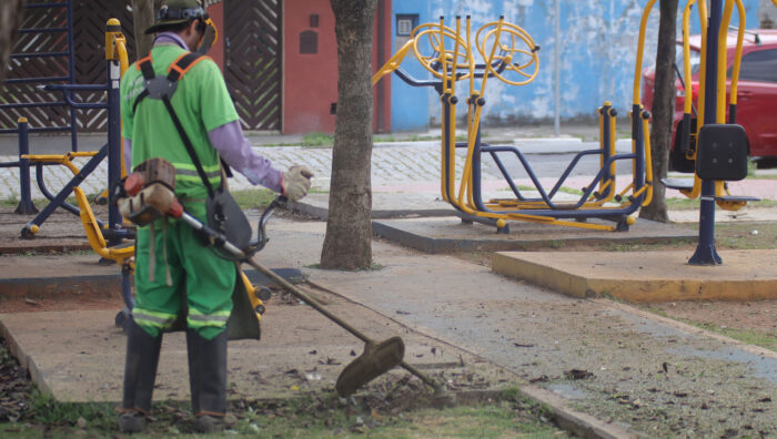 Prefeitura de Suzano intensifica trabalhos de cuidado em praças e jardins