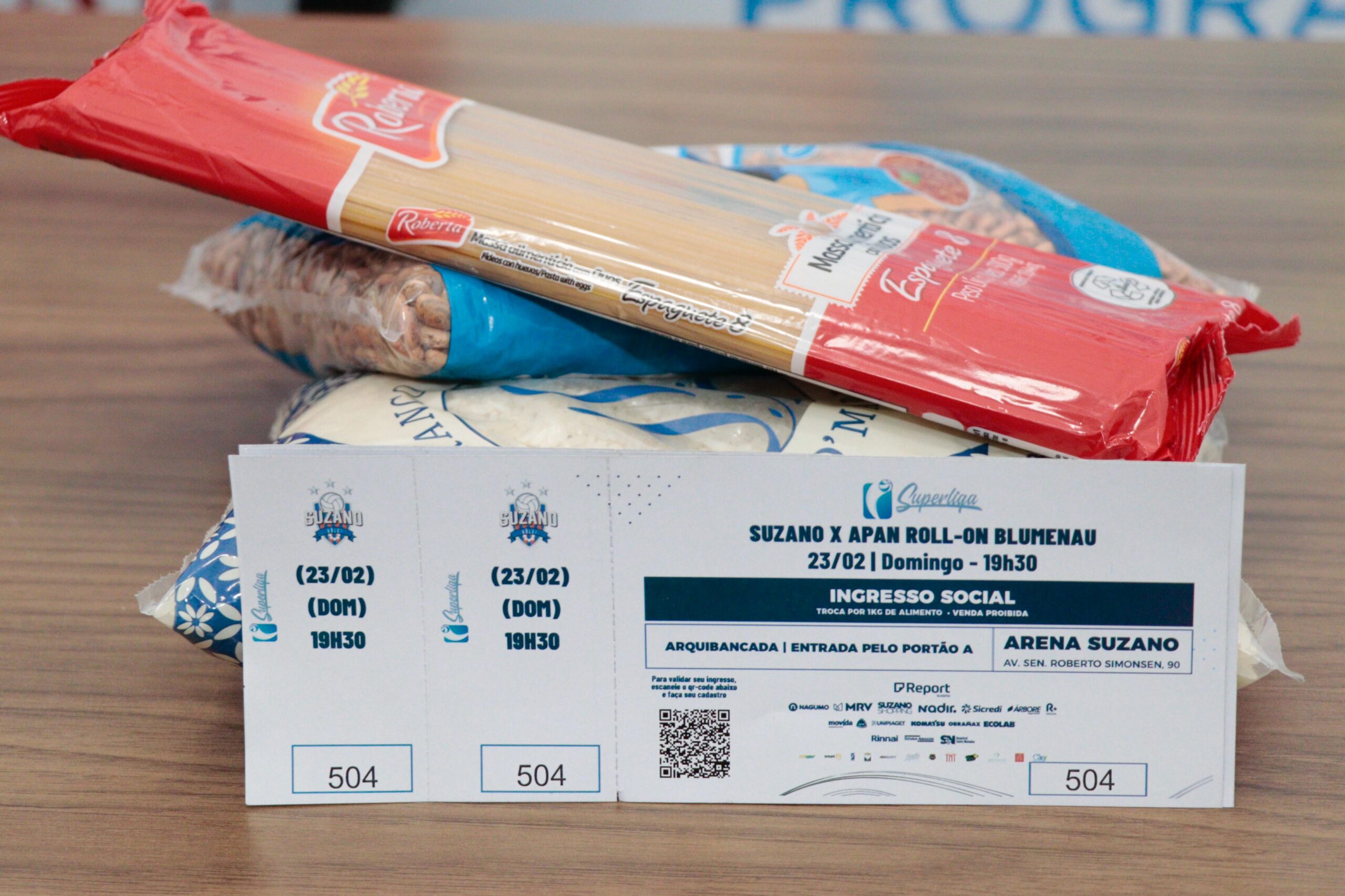 Fundo Social promove troca de ingressos para jogo do Suzano Vôlei