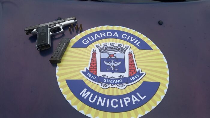 GCM de Suzano apreende arma de fogo ilegal na Vila Maluf