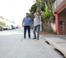 Prefeitura conclui pavimentação em rua que dá acesso ao Terminal de Palmeiras