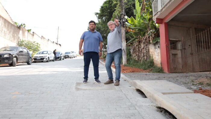 Prefeitura conclui pavimentação em rua que dá acesso ao Terminal de Palmeiras
