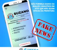 Prefeitura alerta sobre fake news envolvendo cursos gratuitos