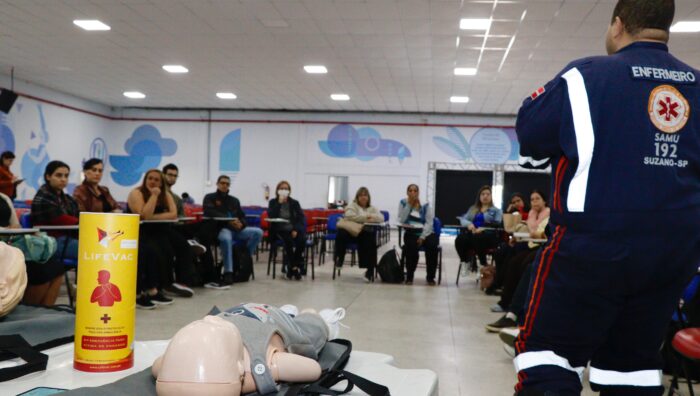 Samu capacita 35 educadores sobre primeiros socorros no Mirambava