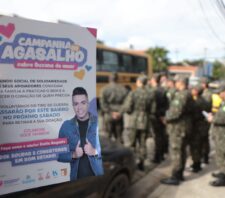 Tiro de Guerra realiza divulgação da Campanha do Agasalho no centro expandido