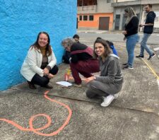 Escola do Colorado recebe intervenção artística por meio do Programa Prevenir a Violência