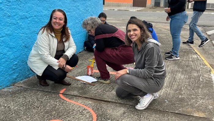 Escola do Colorado recebe intervenção artística por meio do Programa Prevenir a Violência