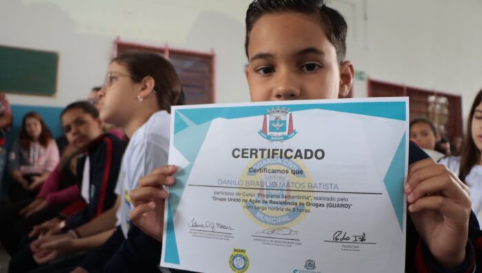 Projeto Guard forma 177 alunos da escola Waldemar Calil