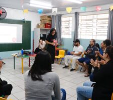 Projeto ‘Cria na Paz’ mobiliza 60 pessoas em escola do Jardim Cacique