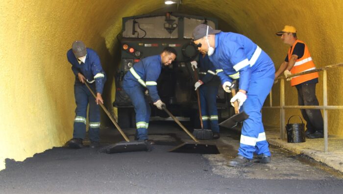 Obras no Jardim Maitê chegam à reta final com melhorias em túnel e praça
