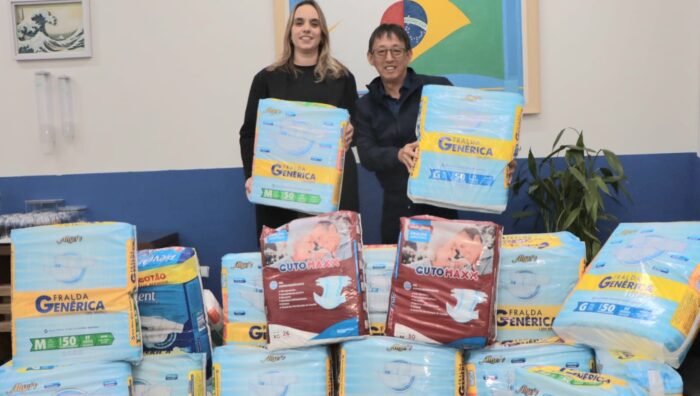 Fundo Social recebe doação de 1,5 mil fraldas geriátricas da Câmara de Suzano
