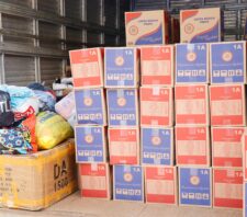Fundo Social recebe doação de 60 cestas básicas e roupas da Senshi Brasil