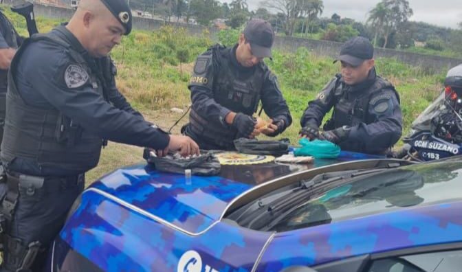 Operação conjunta resulta em apreensão de drogas no limite entre Suzano e Itaquaquecetuba