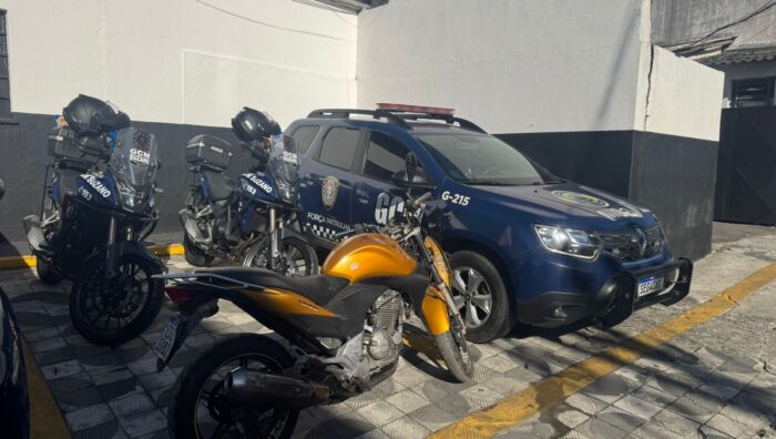 GCM recupera duas motocicletas em patrulhamentos no fim de semana