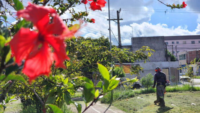 Meio Ambiente garante zeladoria de nove praças