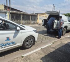Setor de Bem-Estar Animal resgata cachorro vítima de maus-tratos em Suzano