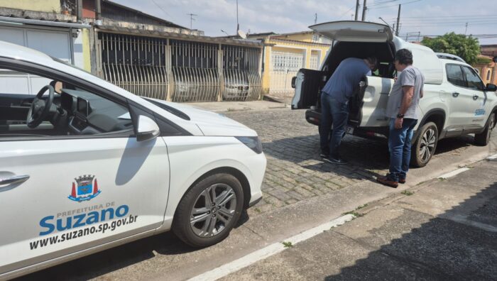 Setor de Bem-Estar Animal resgata cachorro vítima de maus-tratos em Suzano