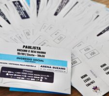 Fundo Social faz troca solidária para jogo do Suzano Vôlei contra o Sesi nesta sexta