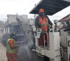 Prefeitura avança com mais uma obra de pavimentação no Jardim Casa Branca