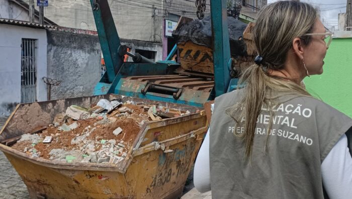 Secretaria de Meio Ambiente realiza apreensão de caçambas irregulares