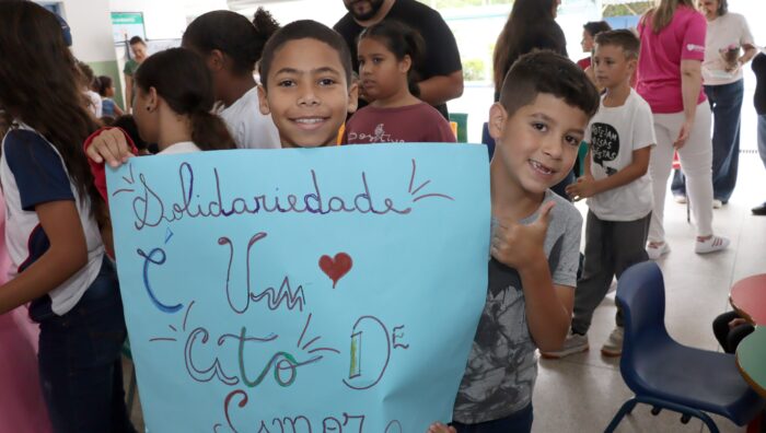 Fundo Social e Educação estimulam solidariedade nas escolas com projeto ‘Jornada do Sonho’