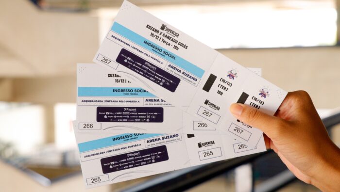 Fundo Social recebe alimentos por ingressos do Suzano Vôlei até esta terça-feira