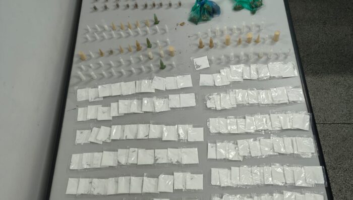 GCM prende homem por tráfico e localiza quase 400 porções de drogas