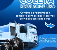 Programação da Coleta Regular de Lixo – 2026