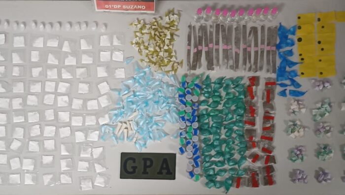 GCM prende suspeito por tráfico e localiza mais de mil porções de drogas em duas ocorrências