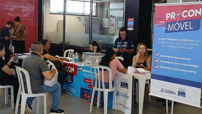 Ação do Procon Móvel na Estação Suzano é finalizada com 299 atendimentos