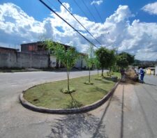 Manutenção realiza ação de zeladoria em ponto de descarte irregular no Boa Vista