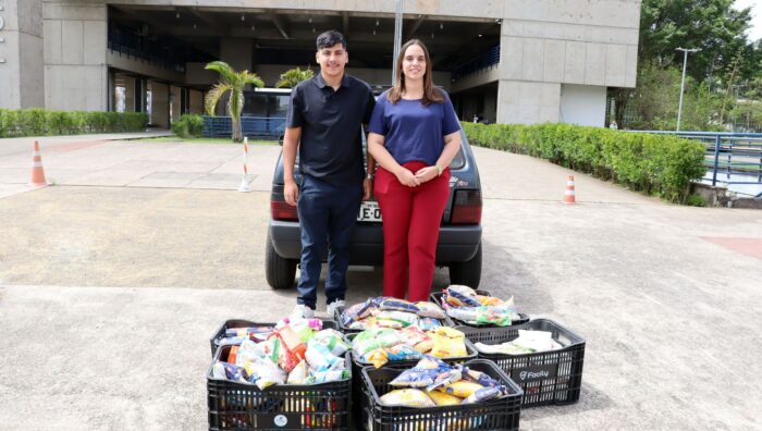 Fundo Social recebe doação de 300 quilos de alimentos da Ordem DeMolay em Suzano