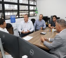 Prefeito se reúne com representantes da SSP para alinhar implantação do Baep