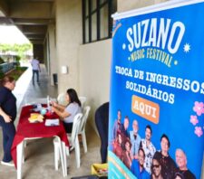 Fundo Social intensifica trocas de ingressos para shows de aniversário de Suzano
