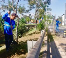 Manutenção intensifica trabalhos de zeladoria durante o feriado de Tiradentes