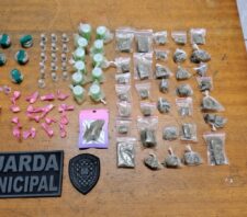 GCM apreende mais de mil porções de drogas nesta semana em Suzano